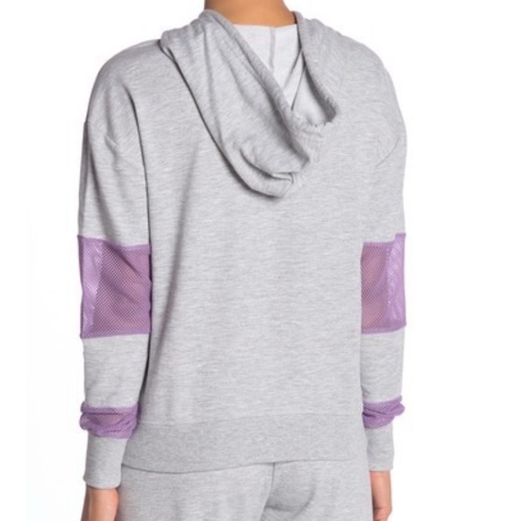 Bebe logo mesh panel hoodie - Picture 4 of 7